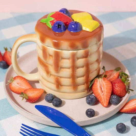 Fruit Pancake Mug with Lid