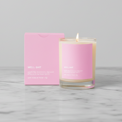 Well Shit Candle