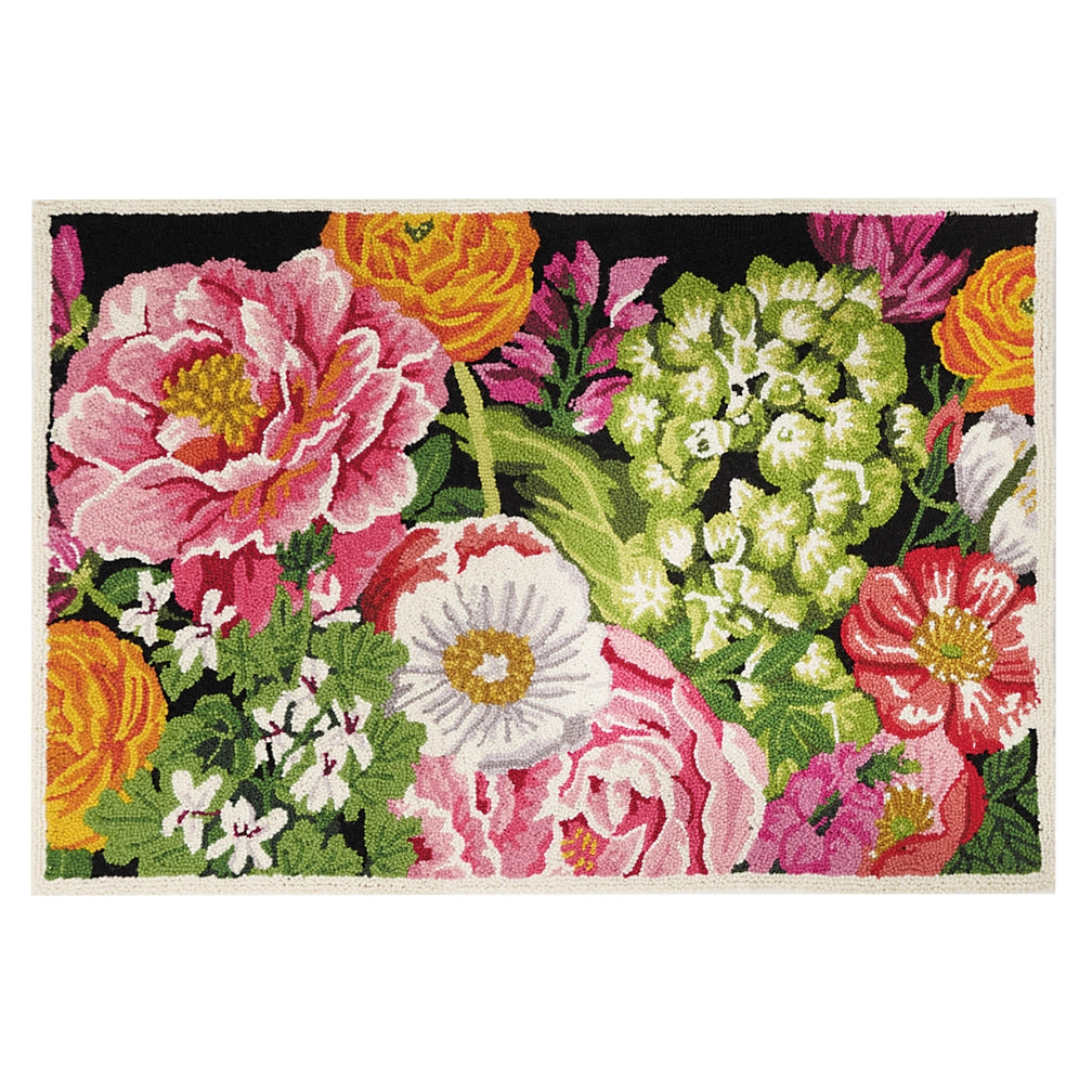 Floral Wool Rug 2x3