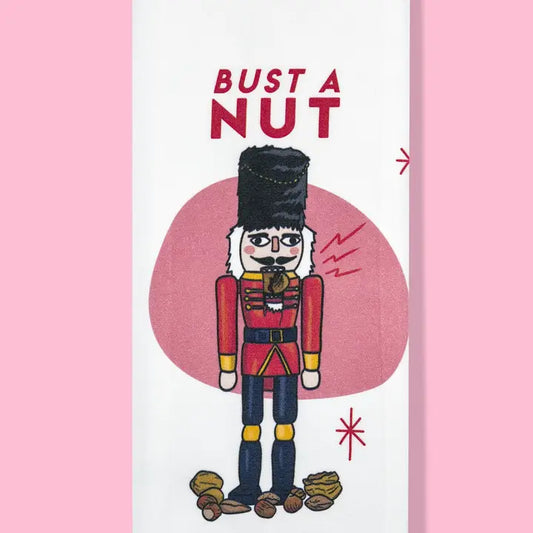 Bust a Nut Dish Towel PRE ORDER