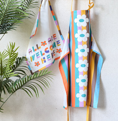 Happy Flowers Apron PRE ORDER