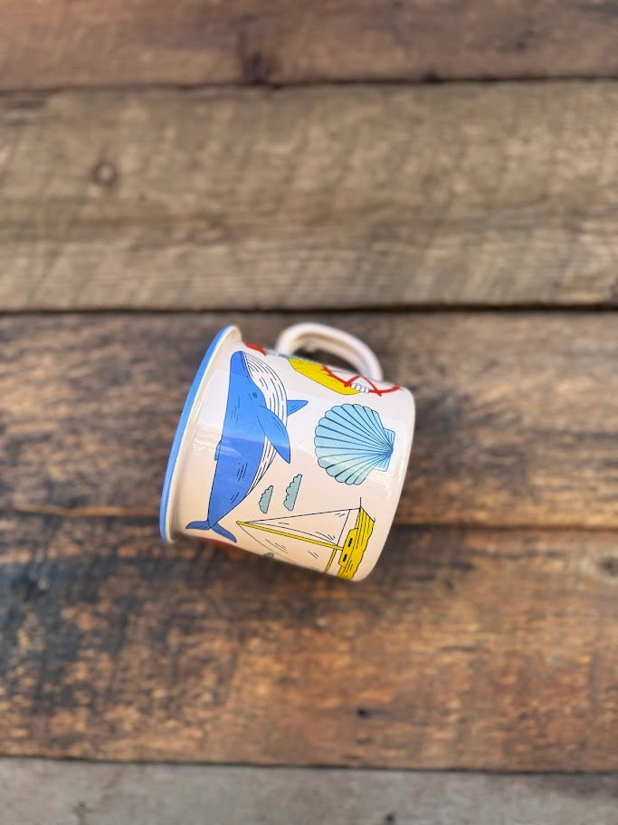 Salty Seas Enamel Mug PRE ORDER