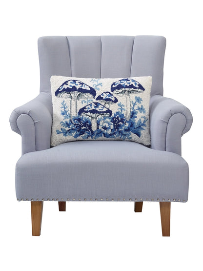 Blue Mushrooms Cushion PRE ORDER