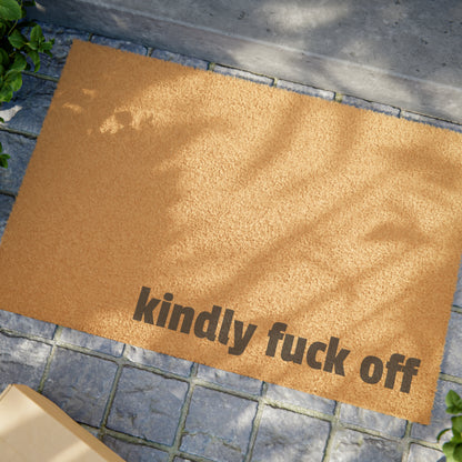 Kindly Fuck Off Doormat