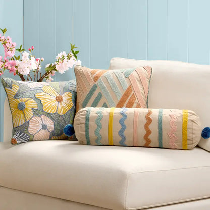 Zig Zag Modern Bolster Cushion PRE ORDER