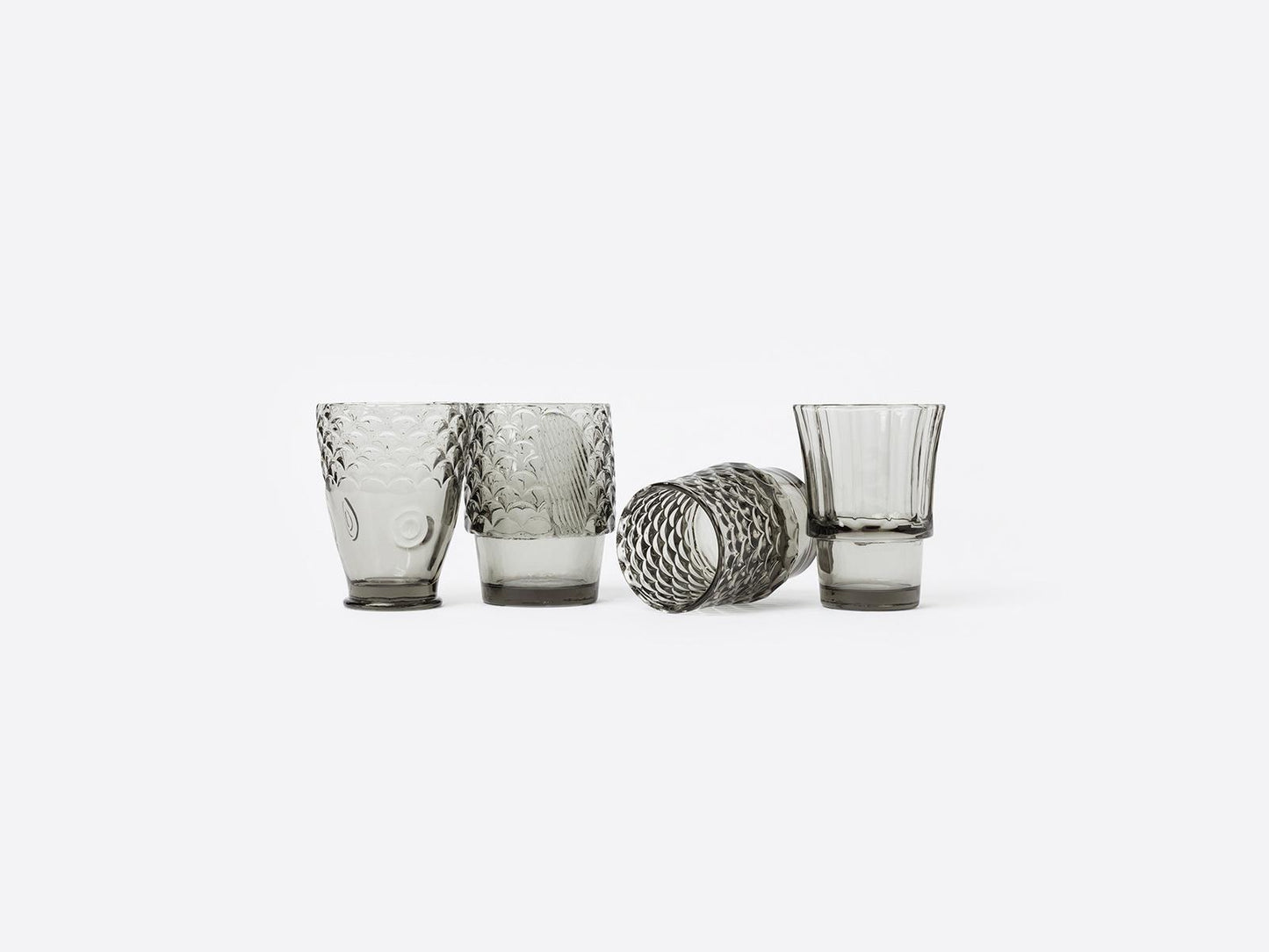 Grey Fish Stacking Glasses PRE ORDER