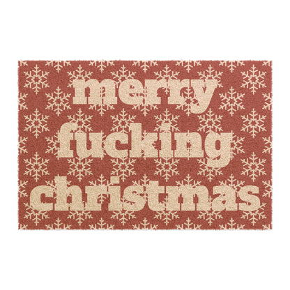 Merry Fucking Christmas Doormat