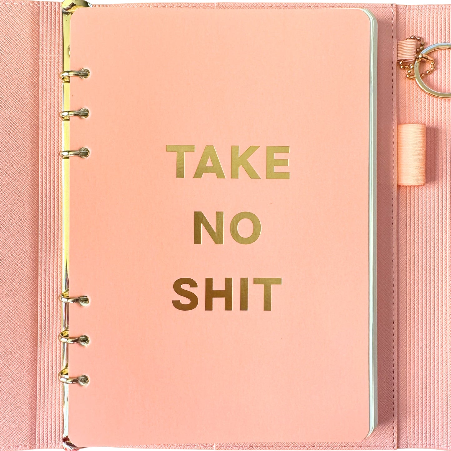 Take No Shit Vegan Leather Journal