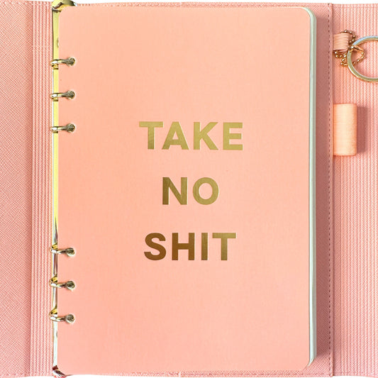 Take No Shit Vegan Leather Journal