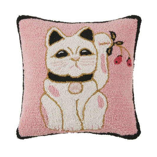 Lucky Kitty Cat Cushion JULY PRE ORDER