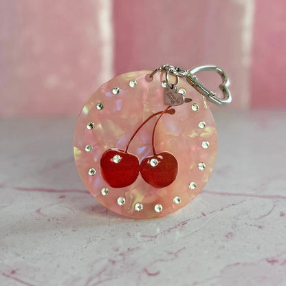 Cute Cherries Keychain