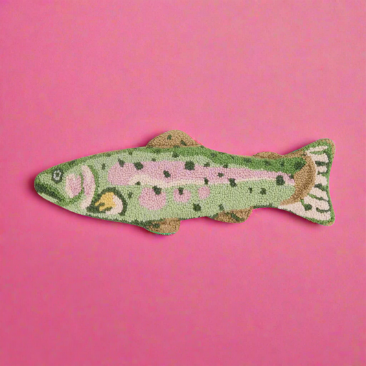 Pink Trout Cushion JAN PRE ORDER