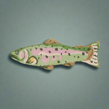 Pink Trout Cushion JAN PRE ORDER