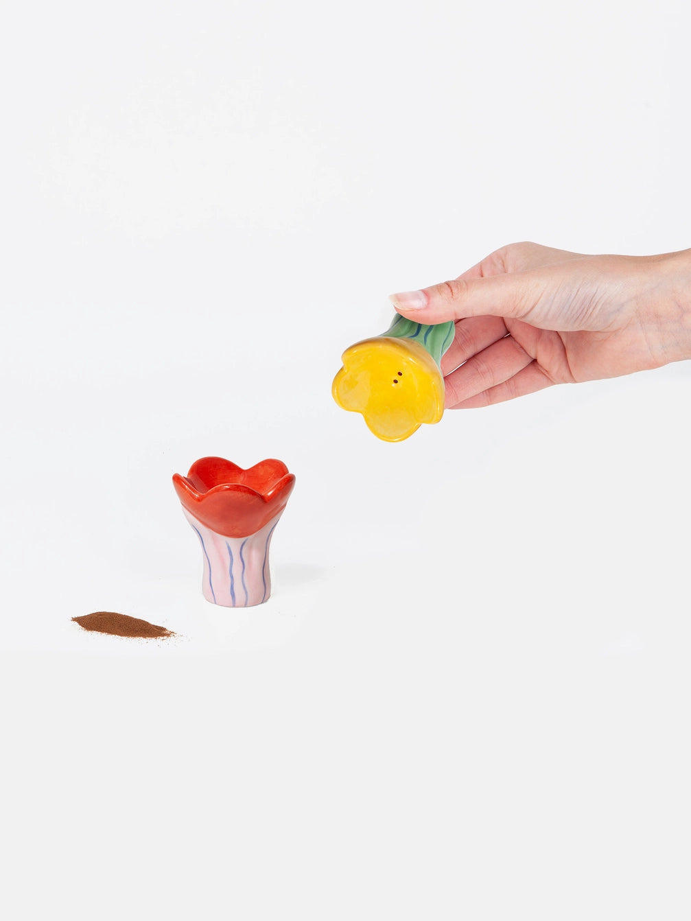 Flower Bloom S & P Shakers