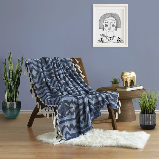 Indigo Throw Blanket PRE ORDER