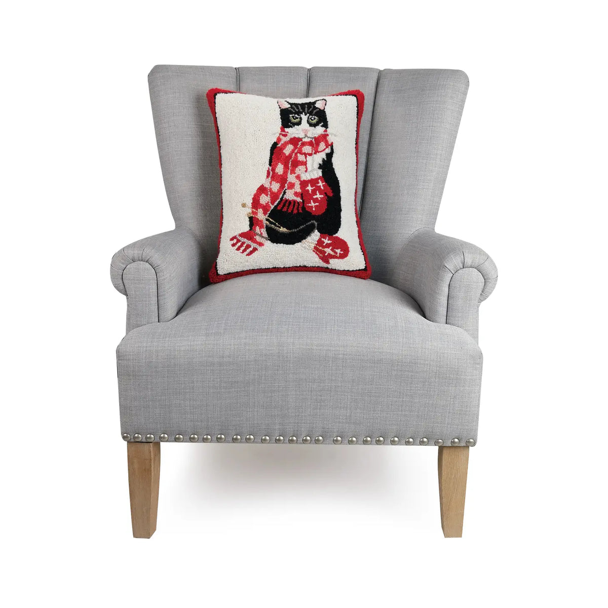 Black Cat Xmas Cushion PRE ORDER