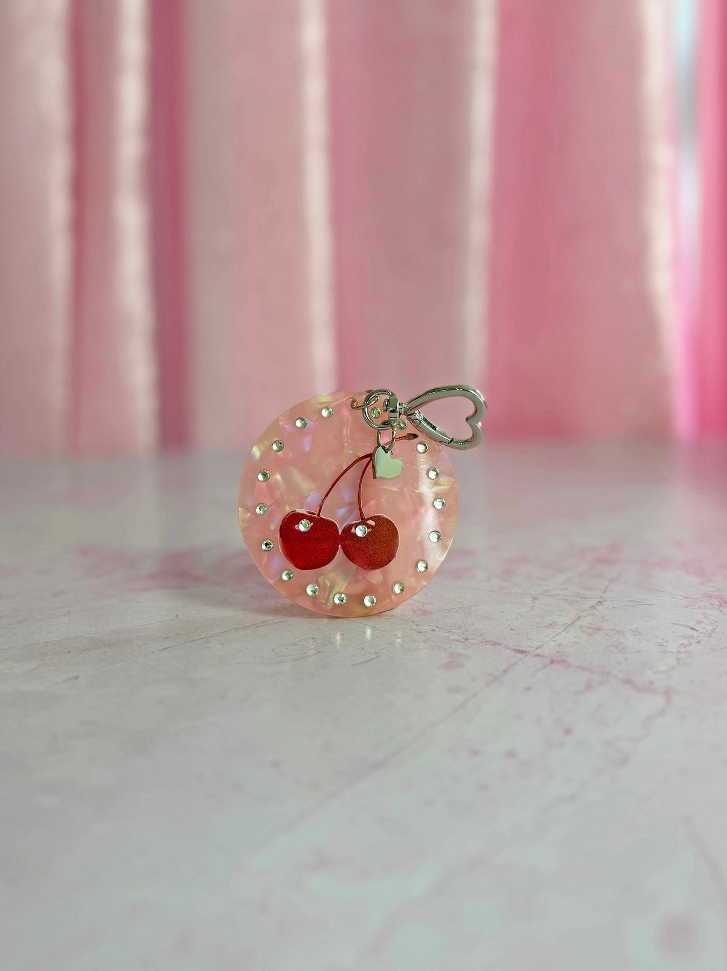 Cute Cherries Keychain