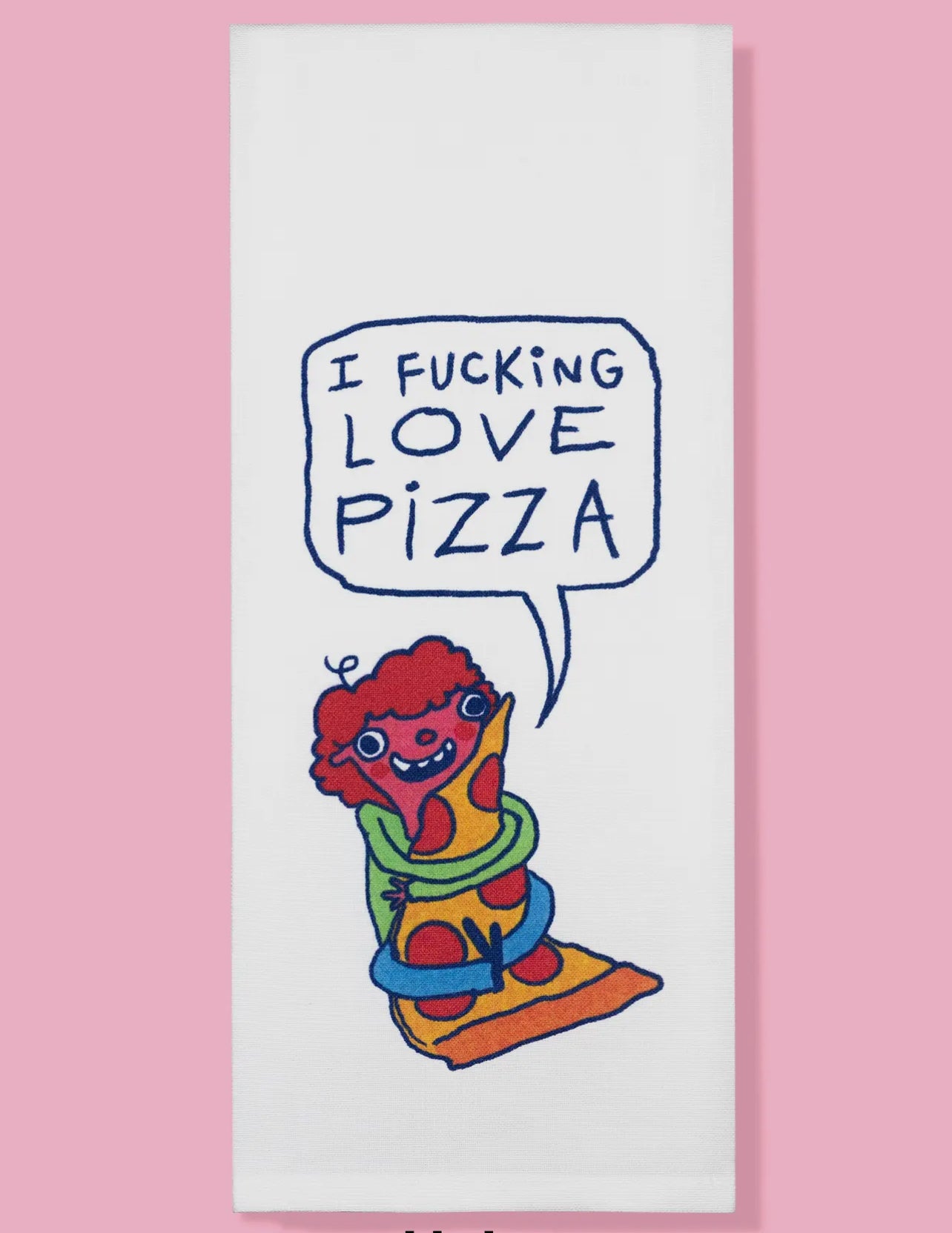 Fucking Love Pizza Dish Towel