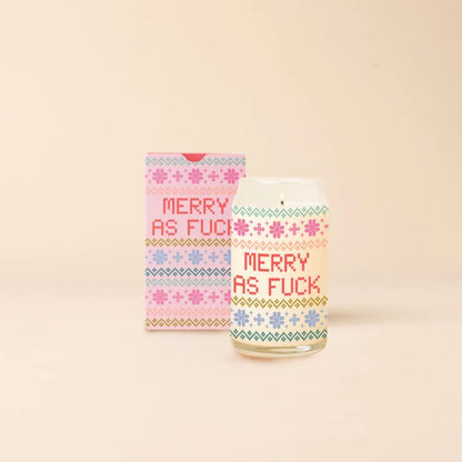 Merry As Fuck Candle