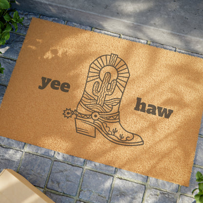 Yee Haw Boots Doormat