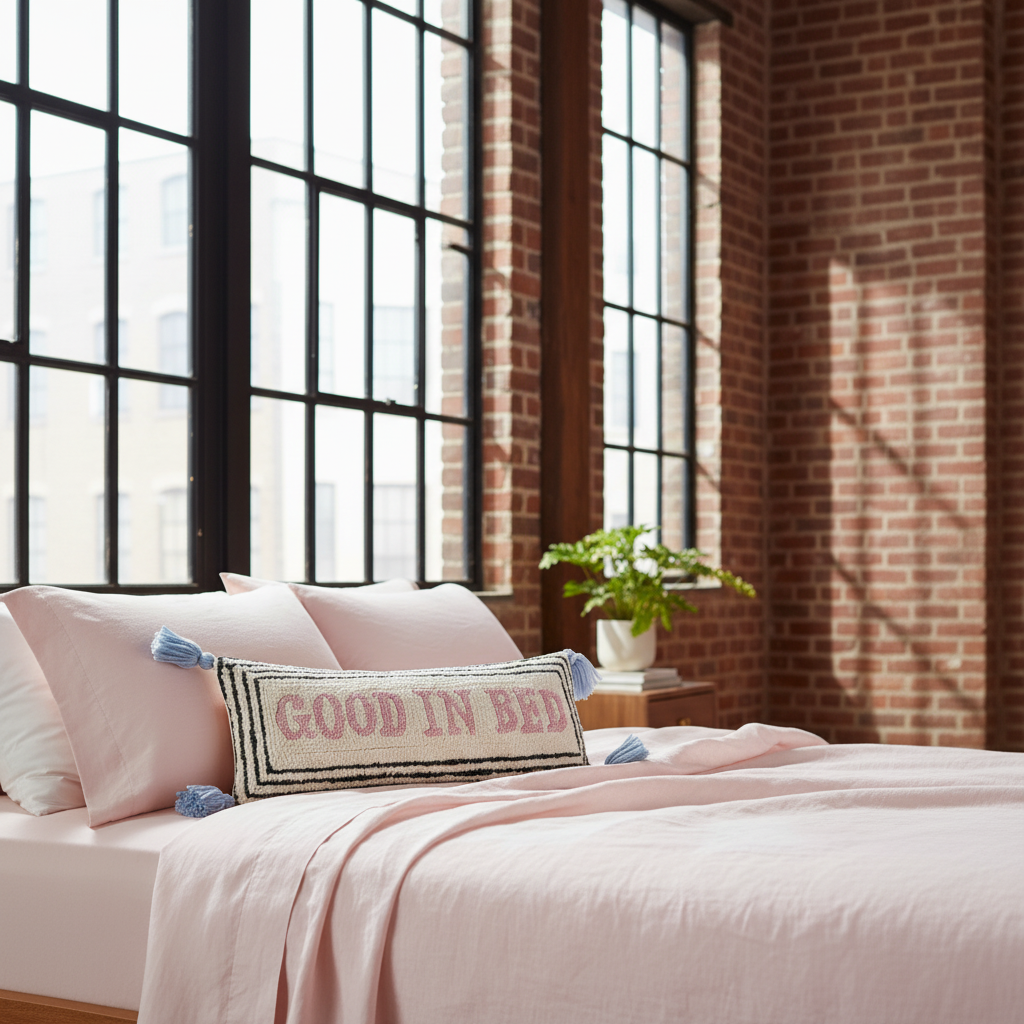 DECEMBER PRE ORDER Good In Bed Lumbar Cushion PRE ORDER