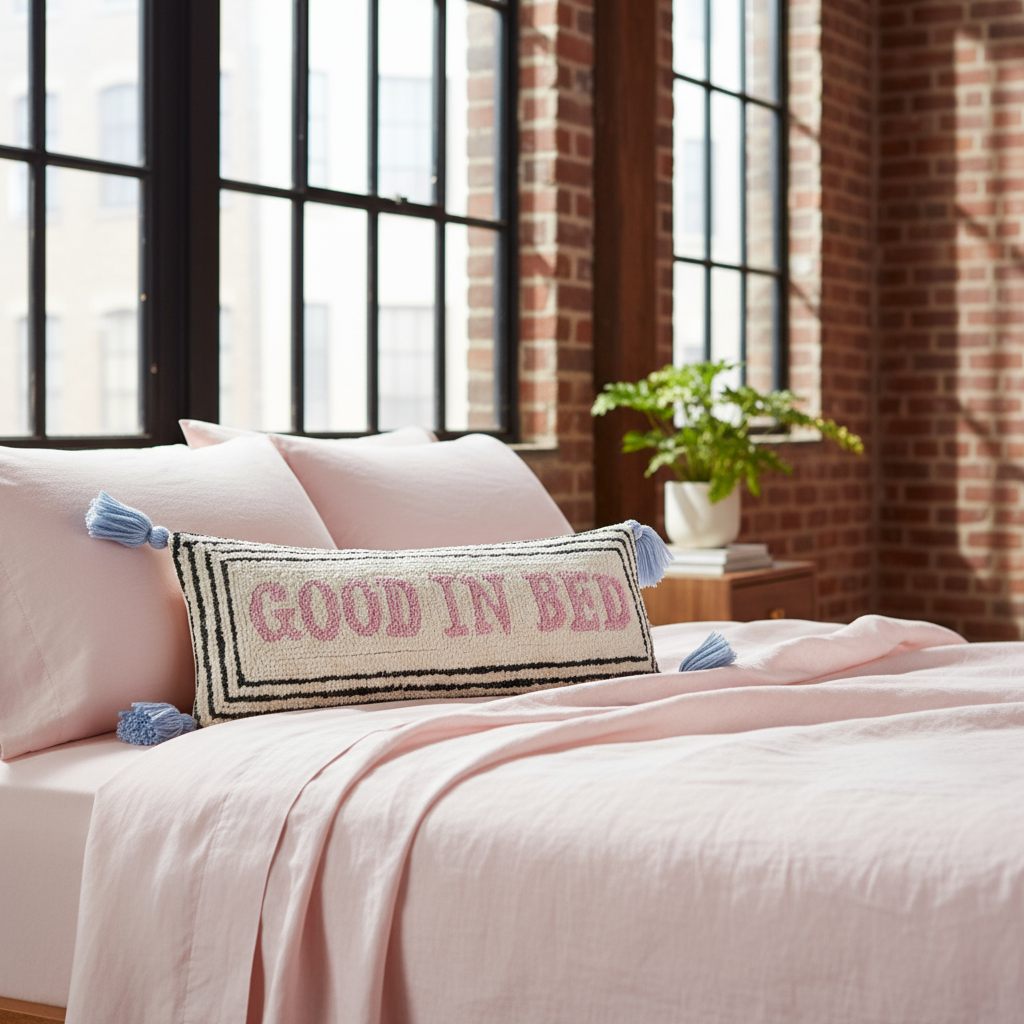 DECEMBER PRE ORDER Good In Bed Lumbar Cushion PRE ORDER