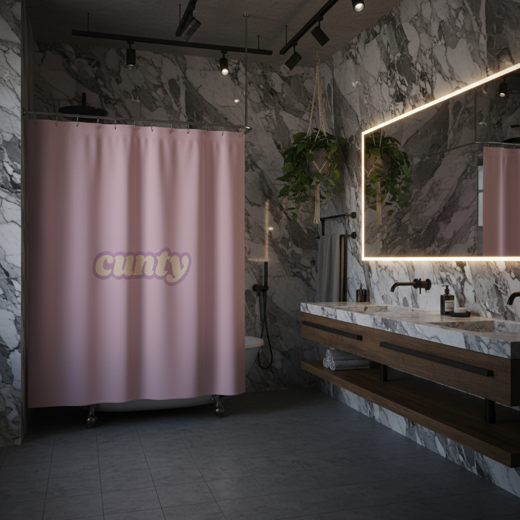 Cunty Shower Curtain