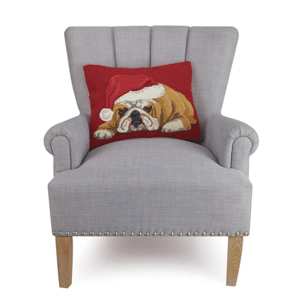 Holiday Bulldog Cushion PRE ORDER