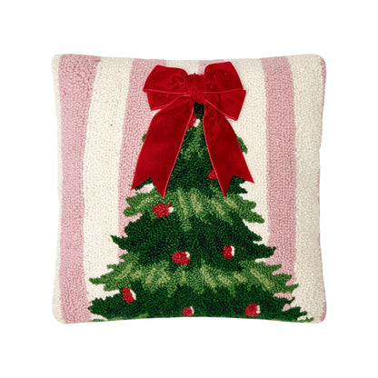 Pink Stripe Tree Cushion PRE ORDER