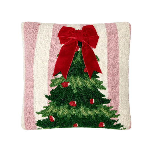 Pink Stripe Tree Cushion PRE ORDER