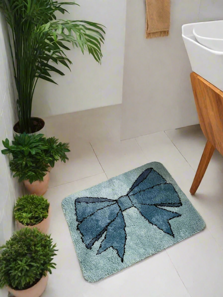 Blue Bow Rug – The Milkbar Collective