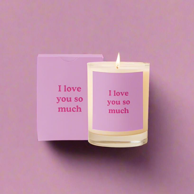 I Love You So Much Candle