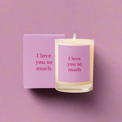 I Love You So Much Candle