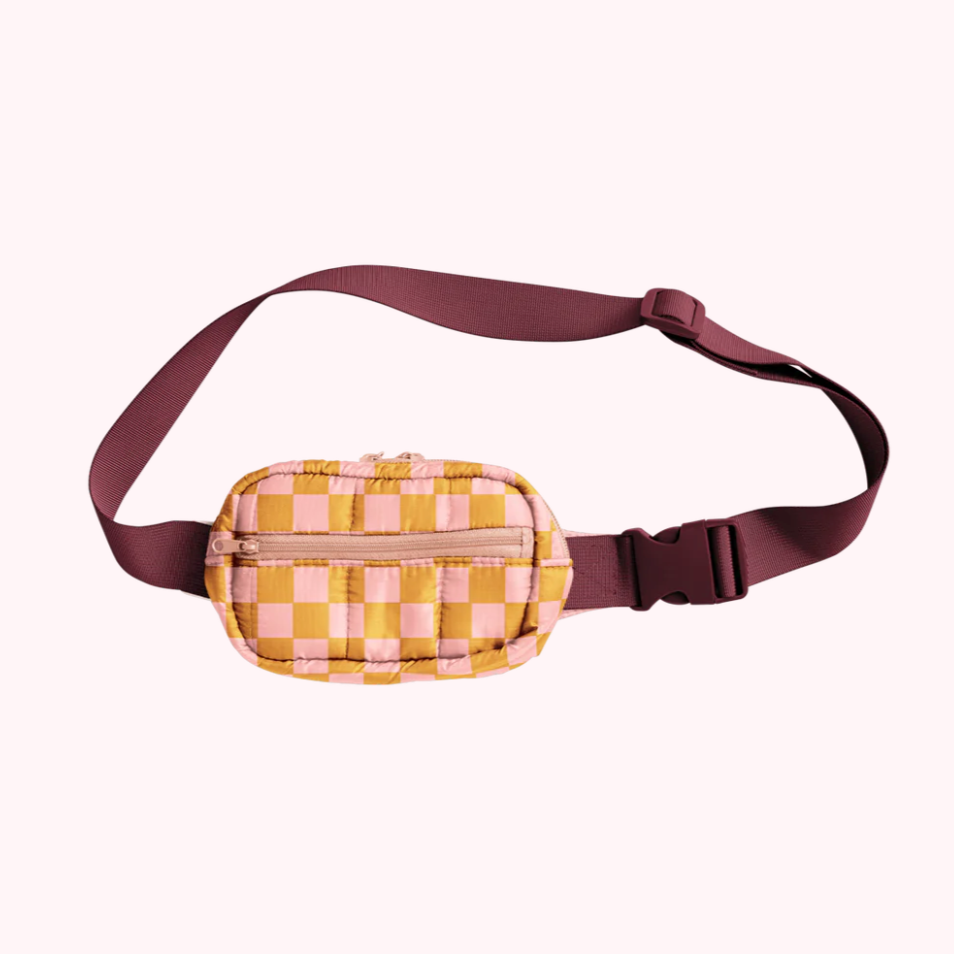 Warped Check Hip Bag