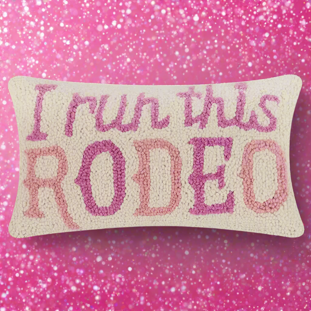 Run This Rodeo Cushion