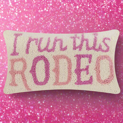 Run This Rodeo Cushion