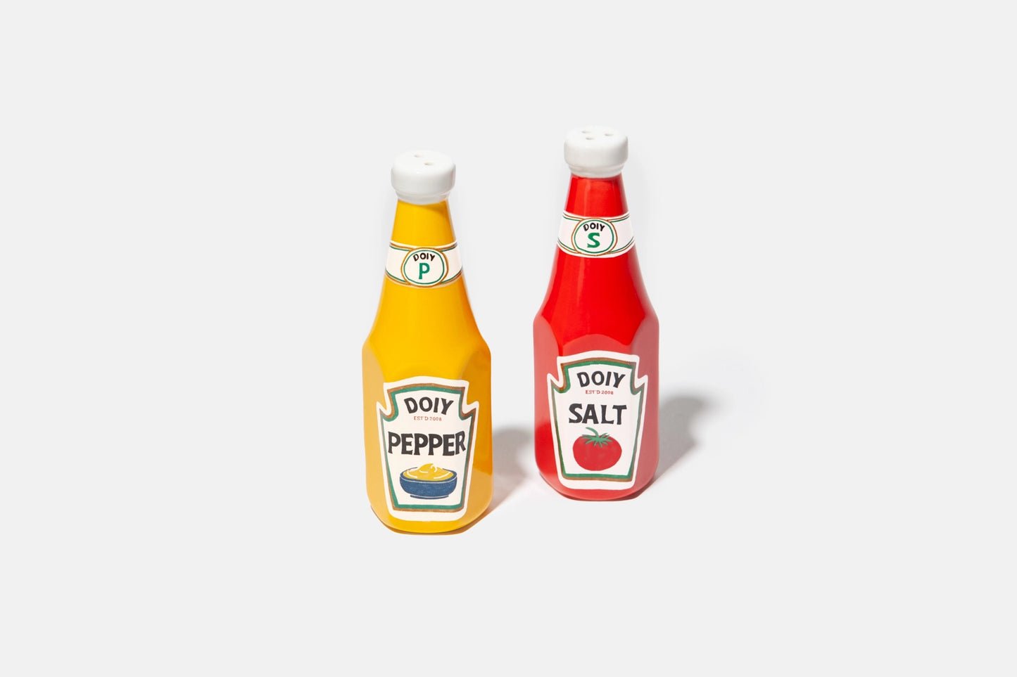 Ketchup & Mustard S & P Shakers