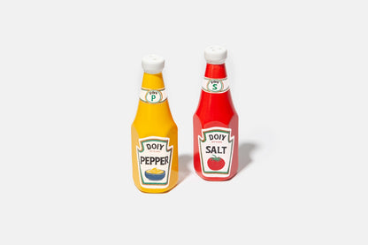 Ketchup & Mustard S & P Shakers