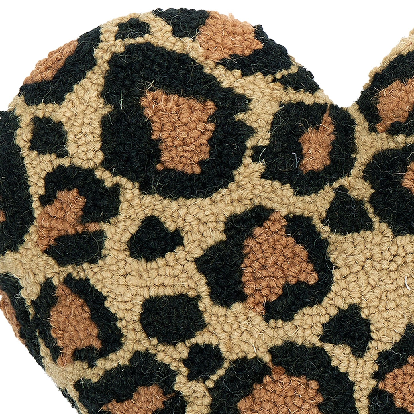 Big Cat Leopard Heart Cushion NOVEMBER PRE ORDER