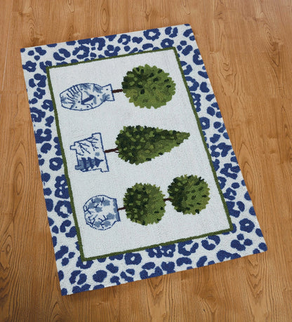 Topiary Design Rug Leopard Topiary Rug 2x3 PRE ORDER – The Milkbar Collective
