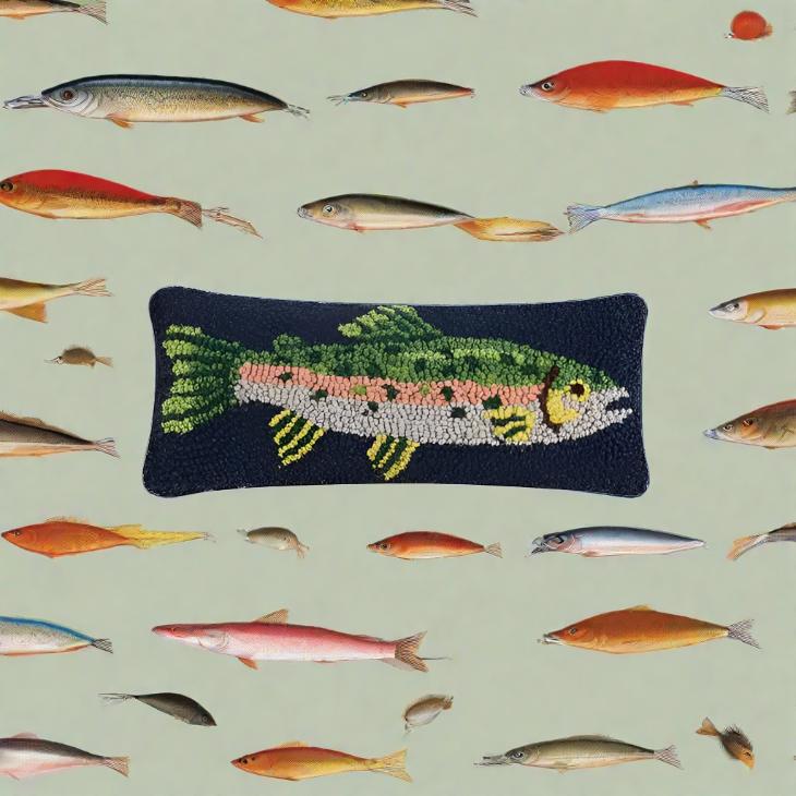 Mini Trout Cushion