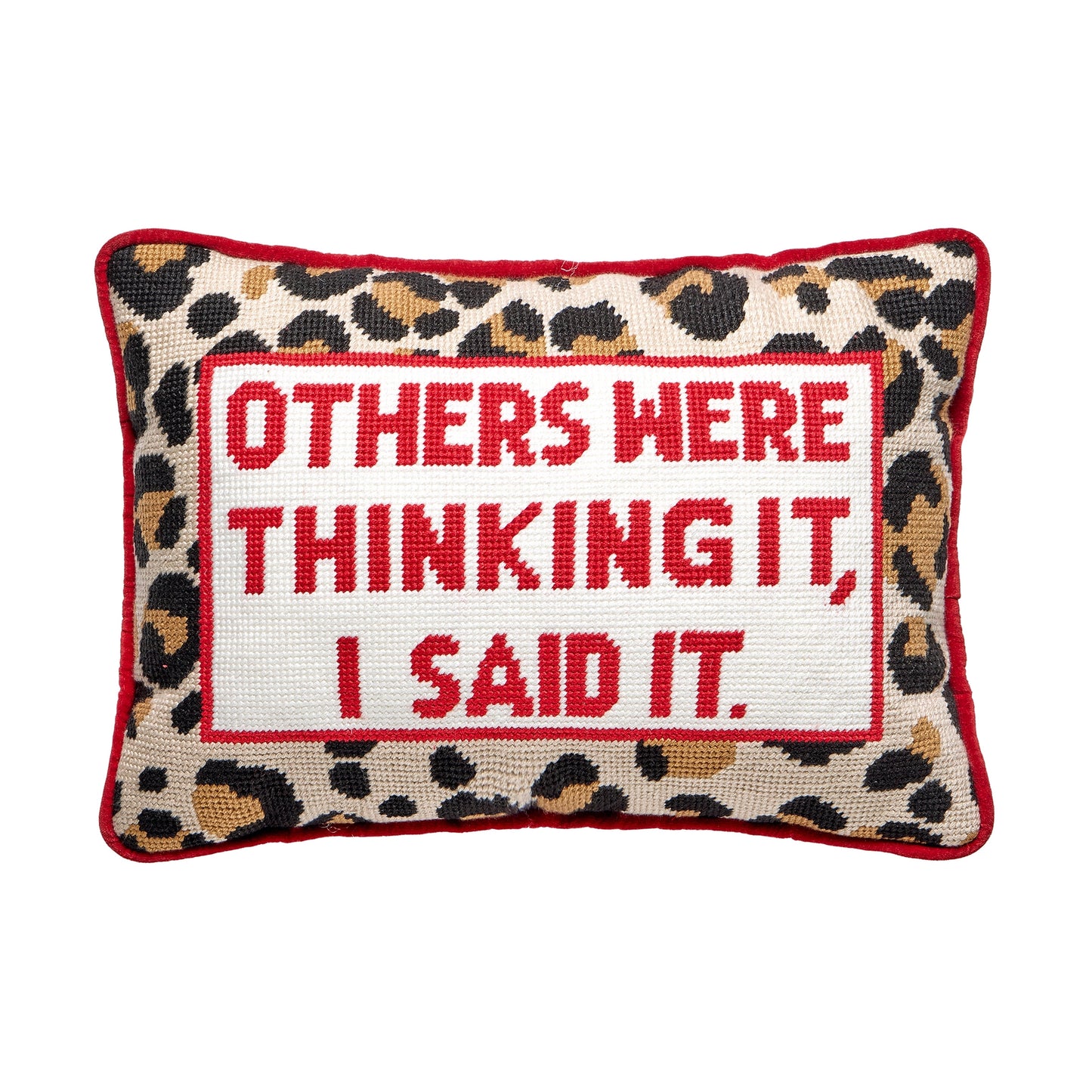 Others Were Thinking It Embroidered Cushion PRE ORDER