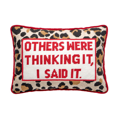 Others Were Thinking It Embroidered Cushion PRE ORDER