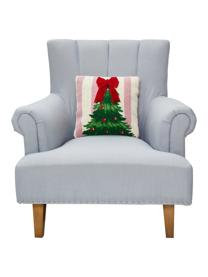 Pink Stripe Tree Cushion PRE ORDER