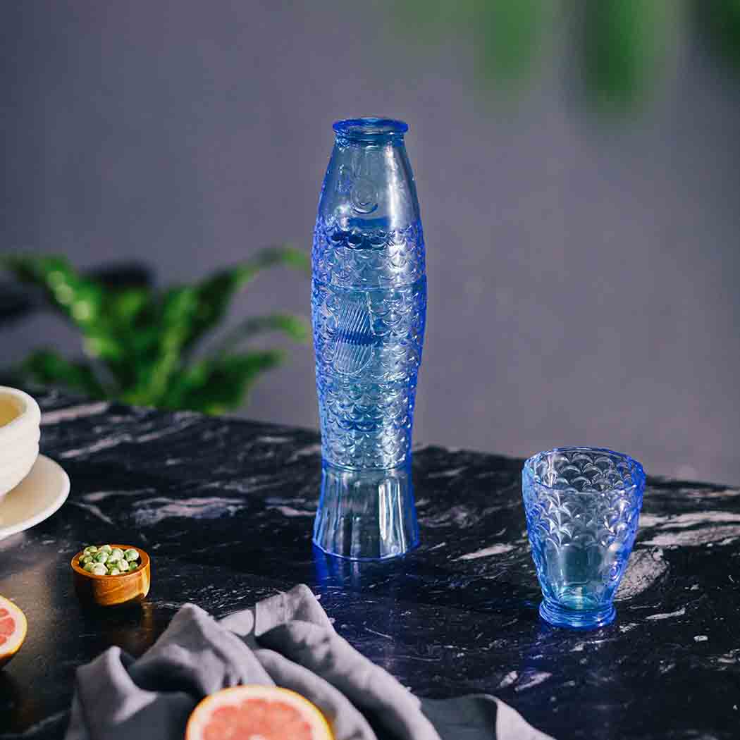 Blue Fish Stacking Glasses PRE ORDER