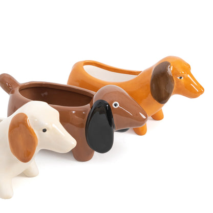 White Dog Vase PRE ORDER