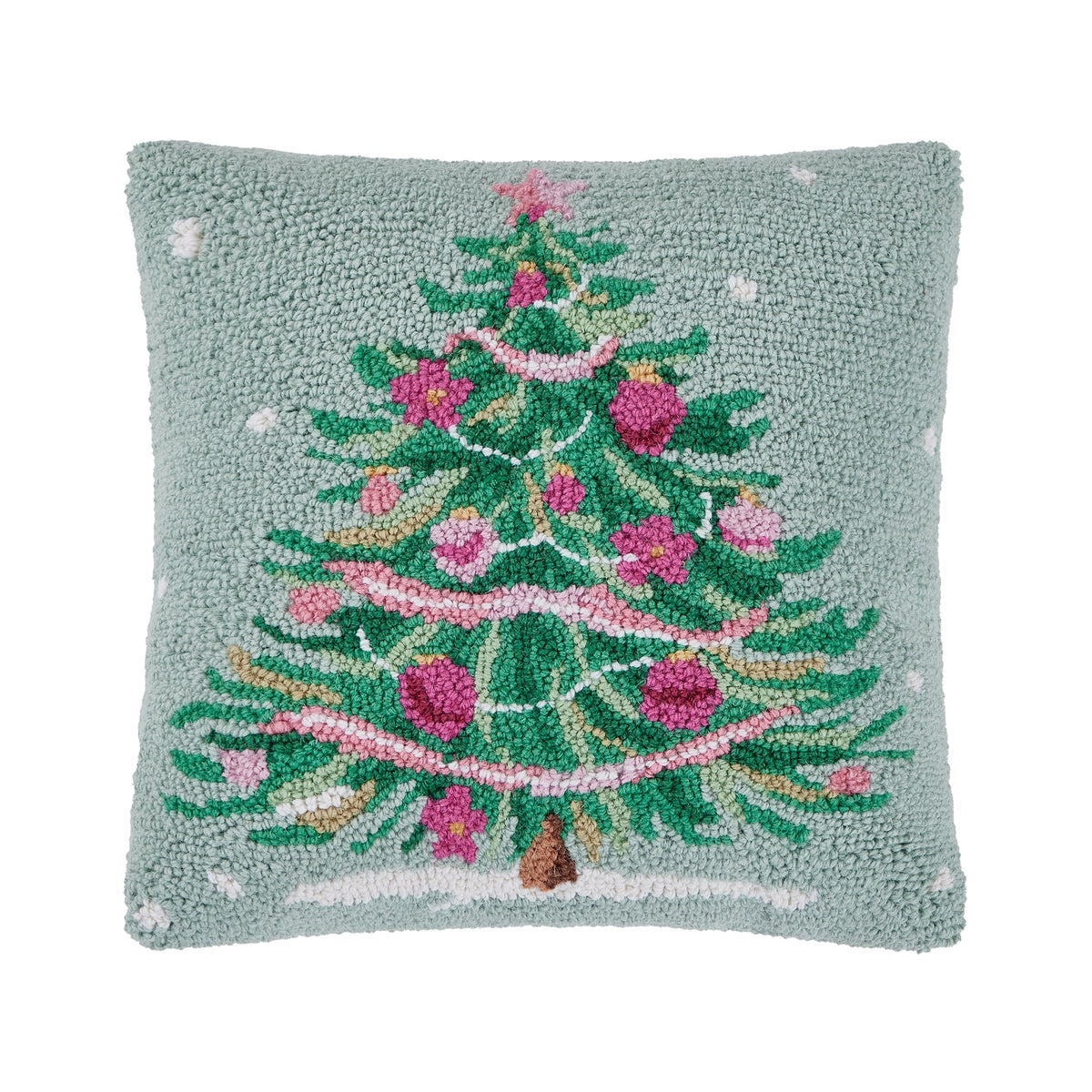 Pink & Green Tree Cushion PRE ORDER