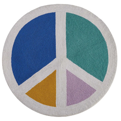 Peace Rug Resolution Peace Wool Rug PRE ORDER – The Milkbar Collective
