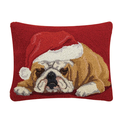Holiday Bulldog Cushion PRE ORDER