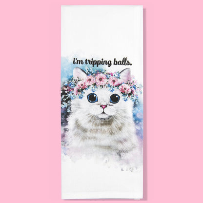 I'm Tripping Balls Dish Towel PRE ORDER